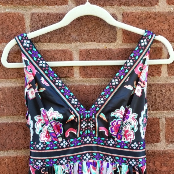 EUC Floral Print Dress Sz 8 EUC - Picture 2 of 5